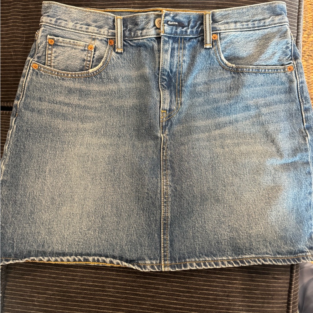 Levi's Light Blue Denim Skirt